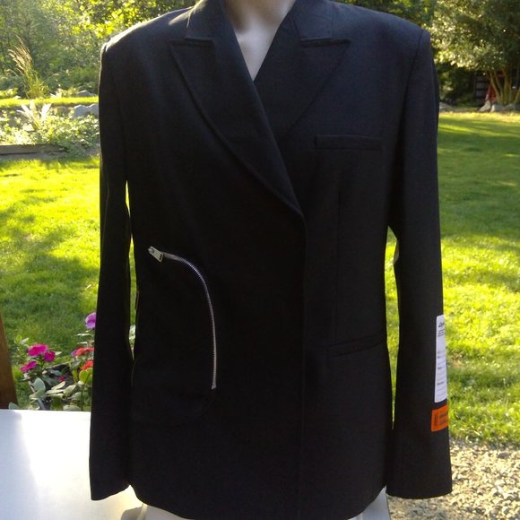 Heron Preston Women's Black Tailored Blazer - Picture 1 of 16